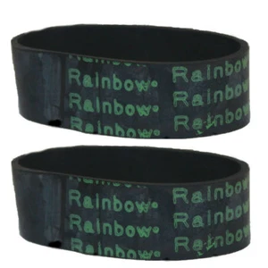 2 Genuine Rexair Rainbow E2 Series Black Power Nozzle Flat Belt R15127 - 1" Wide - Picture 1 of 2