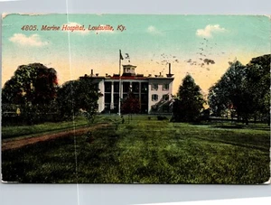 Marine Hospital Louisville Kentucky Postcard Acmegraph 1912 - Imagen 1 de 2