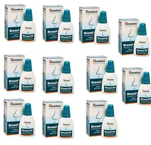 11 Pc Himalaya Herbal BRESOL NS 10 ml Nasal Drops Dry Stuffy Nose Cold FREE SHIP - Picture 1 of 4