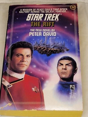 Star Trek #57 The Rift by Peter David - 1st Pocket Books Printing 1991 - Image 1 of 4