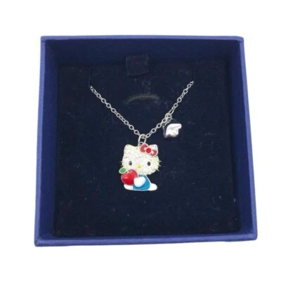 Swarovski Hello Kitty Collaboration Kawaii Apple Halskette Sanrio offiziell u... - Bild 1 von 4