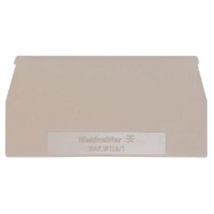 10pcs WEIDMULLER WAP WTL6/1 1068300000 End Plate Terminals Dark Beige New ✦KD - Picture 1 of 4