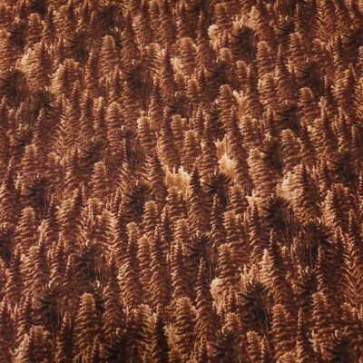 16" Silent Flight James Meger Quilting Treasures Tonal Brown Abstract Forest - Image 1 of 3