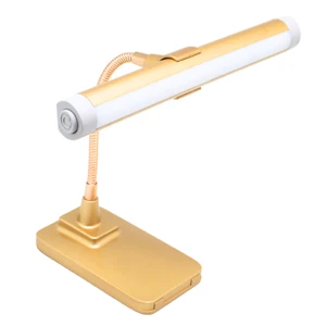Prestige Light Battery Operated Gold Desk Lamp - Picture 1 of 12