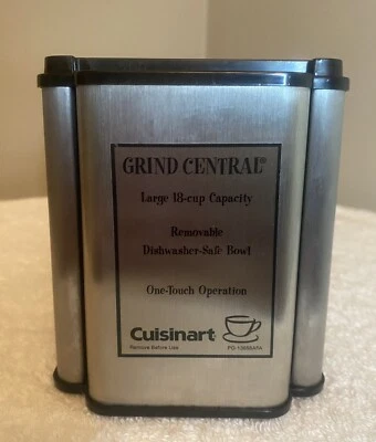 Motor base molinillo de granos de café Cuisinart DCG-12BC pieza de repuesto solo probada Foto 1 de 2