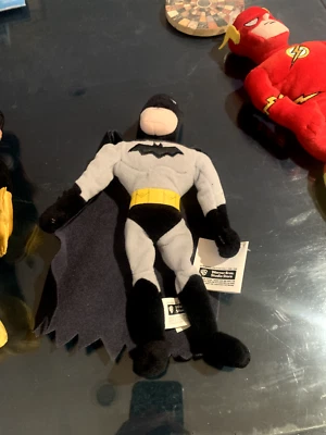 Batman Beanbag 1998 peluche Warner Bros Studio Store vintage DC Comics con etiquetas Foto 1 de 2