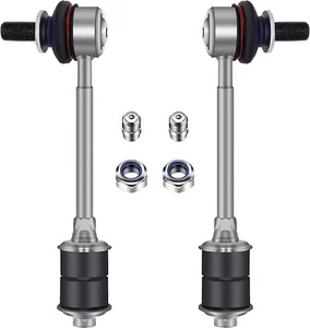 Lithops K90681 Zinc-Nickel Alloy Front Stabilizer Sway Bar Links Greaseable 2pc - Picture 1 of 7