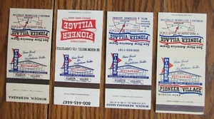 ATRACCIÓN TURÍSTICA: PIONEER VILLAGE (MINDEN, NEBRASKA) (4 DIFF. MATCHBOOKS) -E2 - Imagen 1 de 2