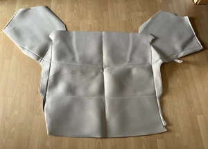 NEU Jaguar XJS Cabrio Verdeckhimmel Innenhimmel BEIGE Softtop Wool Headliner OEM - Picture 1 of 12