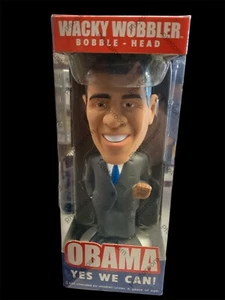 Wacky Wobbler Presidente Barack Obama Bobblehead Funko 2009 NUOVO - Foto 1 di 5