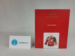 Hallmark Keepsake Ornament 2021 ~ Disco Inferno Santa Musical Christmas Sweater - Picture 1 of 9