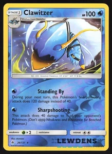 Clawitzer - 26/131 - Reverse Holo Rare - Forbidden Light - Pokemon Card - Picture 1 of 2