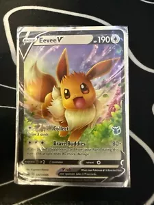 Eevee V SWSH065 SWSH: Sword & Shield Promo Cards Holo - Picture 1 of 2