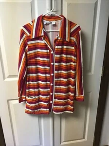 Vintage 60,s 70's Style Beach Cover Up Beach Things Miami - Picture 1 of 7