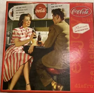 Coca-Cola Brand Coke For Two - Masterworks 1000 Piece Jigsaw Puzzle - Brand New - Picture 1 of 1