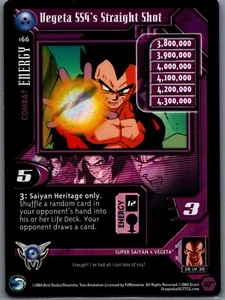 1x DBGT TCG VEGETA SS4'S STRAIGHT SHOT 166 ALT FOIL HOLO SHADOW DRAGON LIMITED - Picture 1 of 1