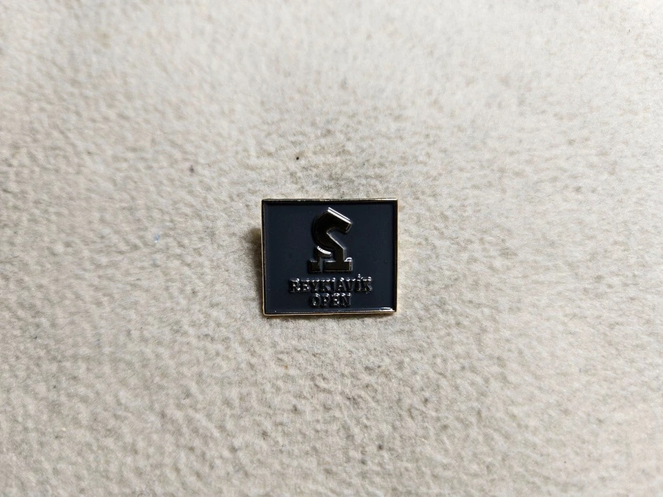 Reykjavik Open - chess competition Iceland pin - Image 1 of 1