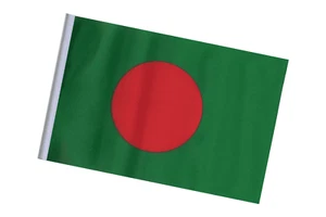 Bangladesch kleine Flagge - ideal für Kunsthandwerk - 23 cm x 15 cm - Bild 1 von 3