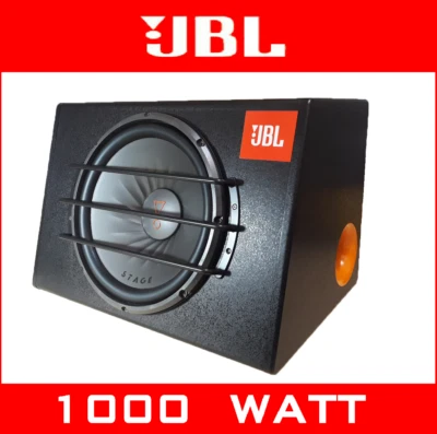BASS BOX JBL STAGE 122 SUBWOOFER 1000 WATT REFLEX PASSIVO SUB-WOOFER 30CM AUTO - Immagine 1 di 4