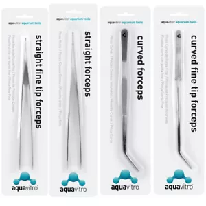 Aquavitro Forceps Aquarium Planting Straight Curved Fish Tank Plant Aquascaping - Picture 1 of 5