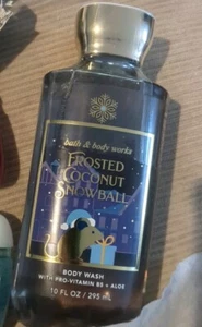 Bath & Body Works FROSTED COCONUT SNOWBALL GEL SEALED - Picture 1 of 5