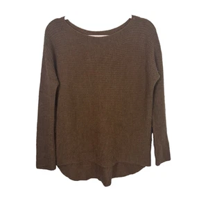 Vince Damen XS Oversize Pullover Braun Strick Merinowolle Alpaka Camel Nylon USA - Bild 1 von 6