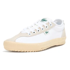 Lacoste Damen Backslam Sneaker, weiß/hellbraun, 8,5 - Bild 1 von 4