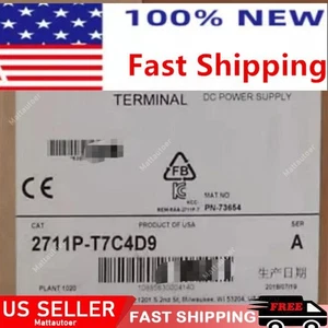 -- 2711P-T7C4D9 700 Panelview Series A Plus W/ Module US Free Tax - Picture 1 of 6