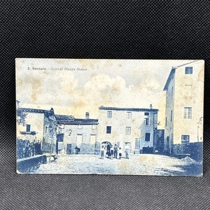Cartolina - S. Gennaro Lucca Piazza Nuova 1937 - VIAGGIATA - Picture 1 of 7
