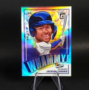 Jackson Chourio Whammy SSP 2025 Panini Donruss Baseball Milwaukee Brewers Holo - Bild 1 von 12