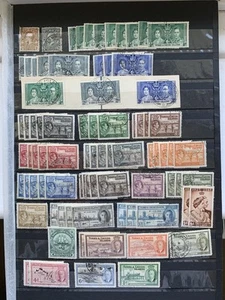 Turks and Caicos Islands Stamps Collection Of 80 Good Used George VI - Picture 1 of 1