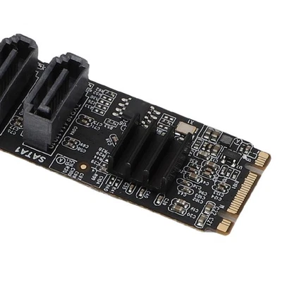 M.2 To Serial ATA3.0 Adapter Card ASM1166 M.2 M Key B Key PCI E 3.0 NVME ND - Image 1 of 4