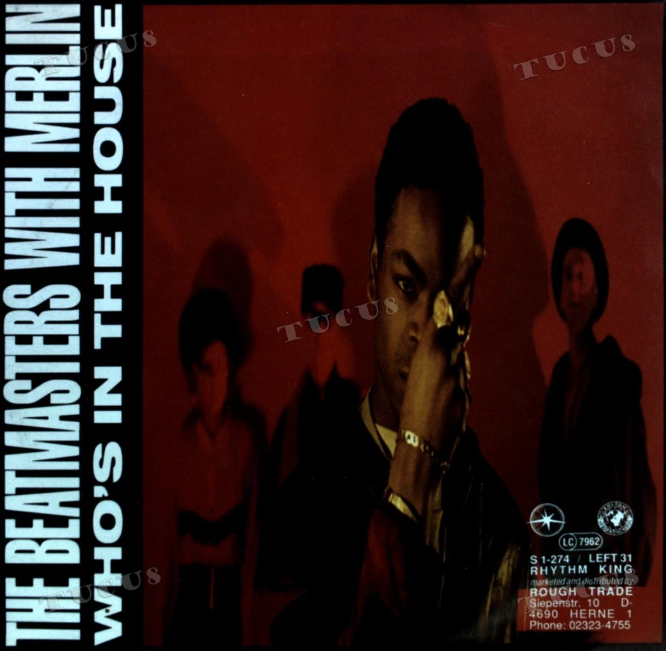 The Beatmasters With Merlin - Who's In The House 7in 1989 (VG+/VG+) '* - Image 1 of 1