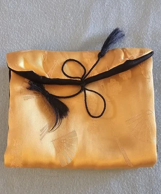 Yellow Silk Chinese Style Brocade - Image 1 of 3