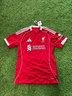 adidas Liverpool FC Men’s Stadium Home Jersey 25/26 - Red - Image 1 of 4
