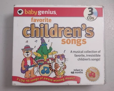 Favorite Children's Songs [3 CDs]	by 	Baby Genius,  FREE shipping after first CD Foto 1 de 2