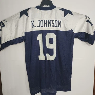 Vintage Dallas Cowboys Football Jersey Reebok Keyshawn Johnson Throwback Xlarge - Image 1 of 4