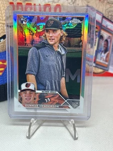 2023 Topps Chrome Gunnar Henderson RC Image Variation Refractor #2 Orioles SP - Bild 1 von 2