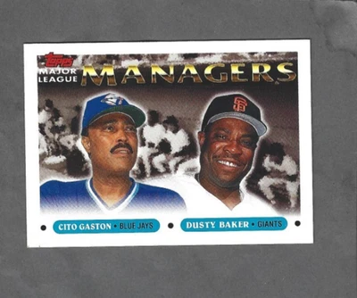 Cito Gaston/Dusty Baker Major League Managers 1993 Topps #514 Ships Free on 3+ - Image 1 of 2