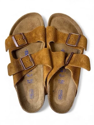 Sandalias Birkenstock Zurich Gamuza Visón Marrón Plantilla Suave EU 39 US L8 M6 Regular Foto 1 de 4