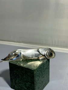CHRISTOFLE GALLIA ART DECO KNIFE REST FOX /DOG 1930 SILVER PLATE - Picture 1 of 5