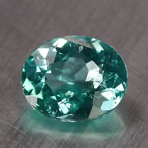 Video_1,48 quilates_Madagascar_Apatita natural_Paraiba Azul Verde Tono_Corte ovalado_GM1286 - Imagen 1 de 2