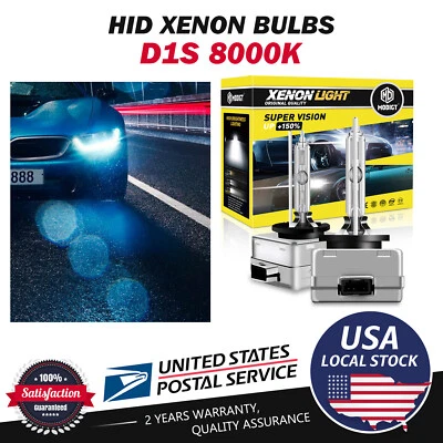 2PCS OEM D1S 8000K HID XENON HEADLIGHT BULBS SET For BMW 328d xDrive 2014-2016 - Изображение 1 из 4