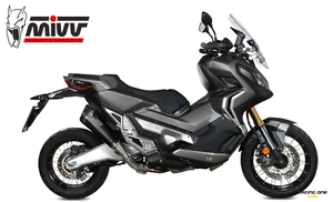 EXHAUST MUFFLER SILENCER MIVV DELTA RACE STEEL BLACK HONDA X-ADV 750 17 - 23 - Picture 1 of 2