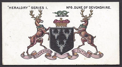 TADDY - HERALDRY SERIES - #6 DUKE OF DEVONSHIRE - Image 1 of 2