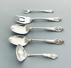 Set di cinque pezzi da portata in argento sterling in Sir Christopher by Wallace - Foto 1 di 6