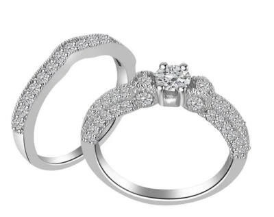 I1 G Engagement Bridal Ring Natural Diamond 1.75Carat 14K Gold 6.90 MM Prong Set - Image 1 of 4