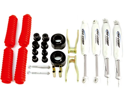 Fahrwerk +1,5" = 40mm Distanzbuchsen mit ProComp Dämpfer Jeep Cherokee XJ 84-01 - Bild 1 von 4