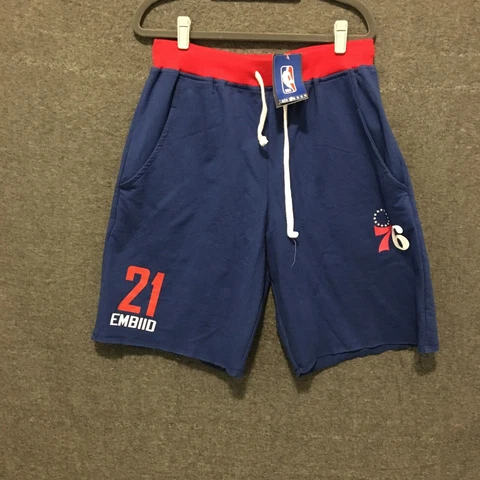 Philadelphia 76ers Joel Embiid Shorts Jogger Fanatics NWT Cover