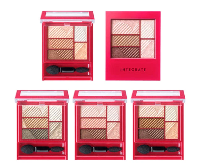 [INTEGRATE] Triple Recipe Eyes Shimmering Eye Shadow Palette 3.3g NEW - Image 1 of 1